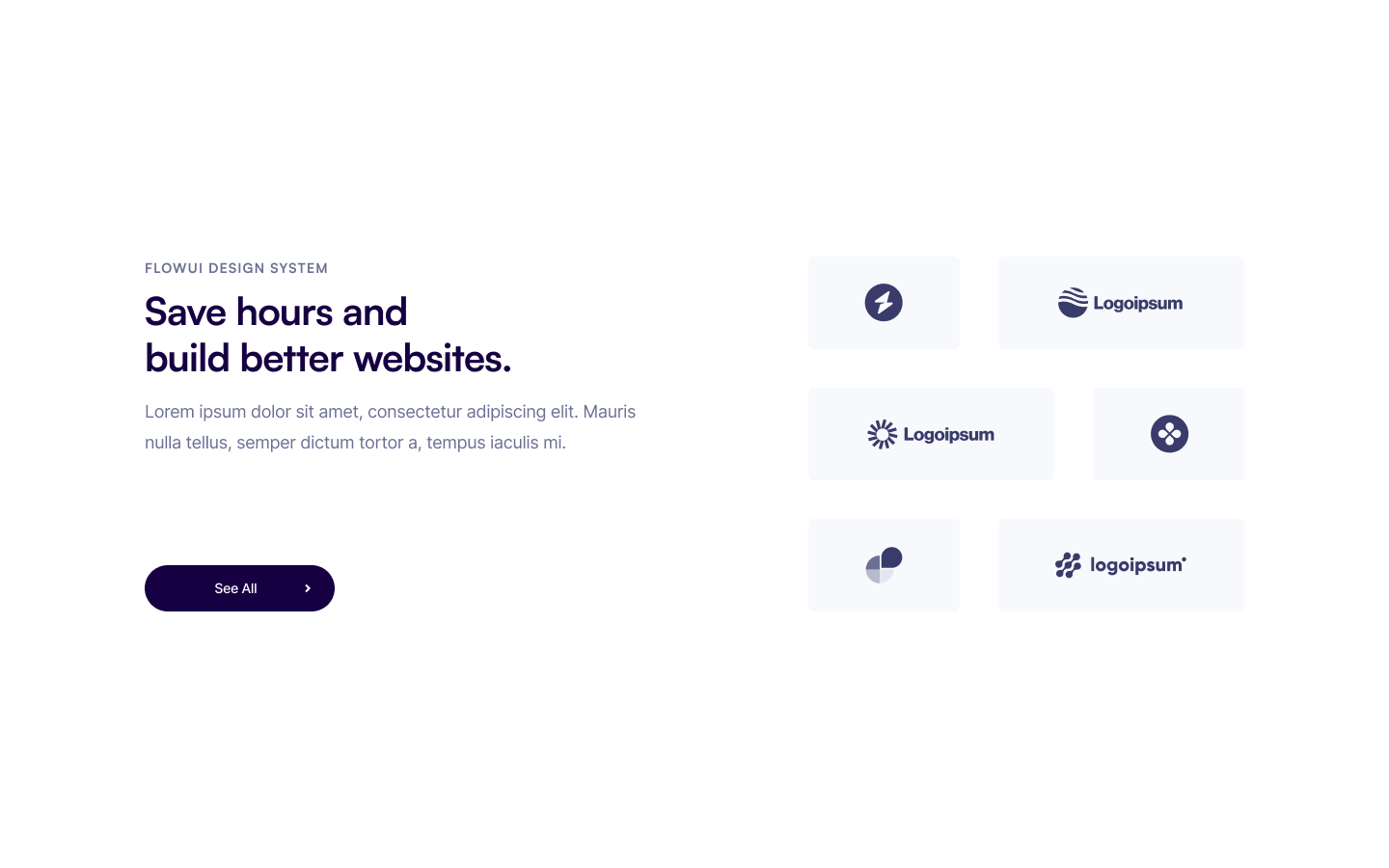 Webflow logo component flowbase